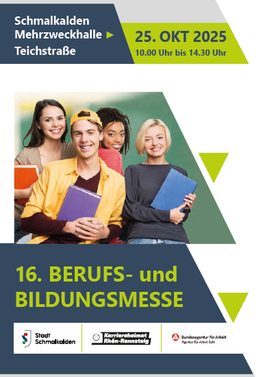 25.10.25	| Berufsmesse Schmalkalden, Mehrzweckhalle Vorschaubild Veranstaltung